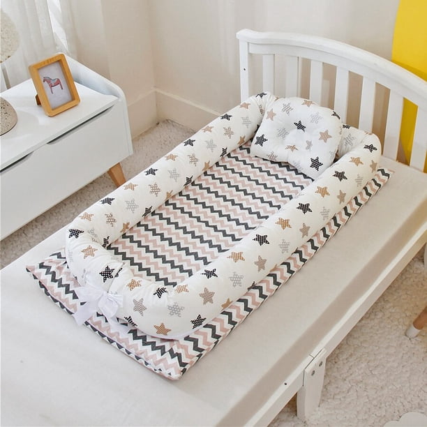 Nido de bebé plegable portátil, cama de viaje, Cuna para recién nacidos, cunas para dormir, Cuna para bebé, 90x50cm, envío directo Fivean unisex