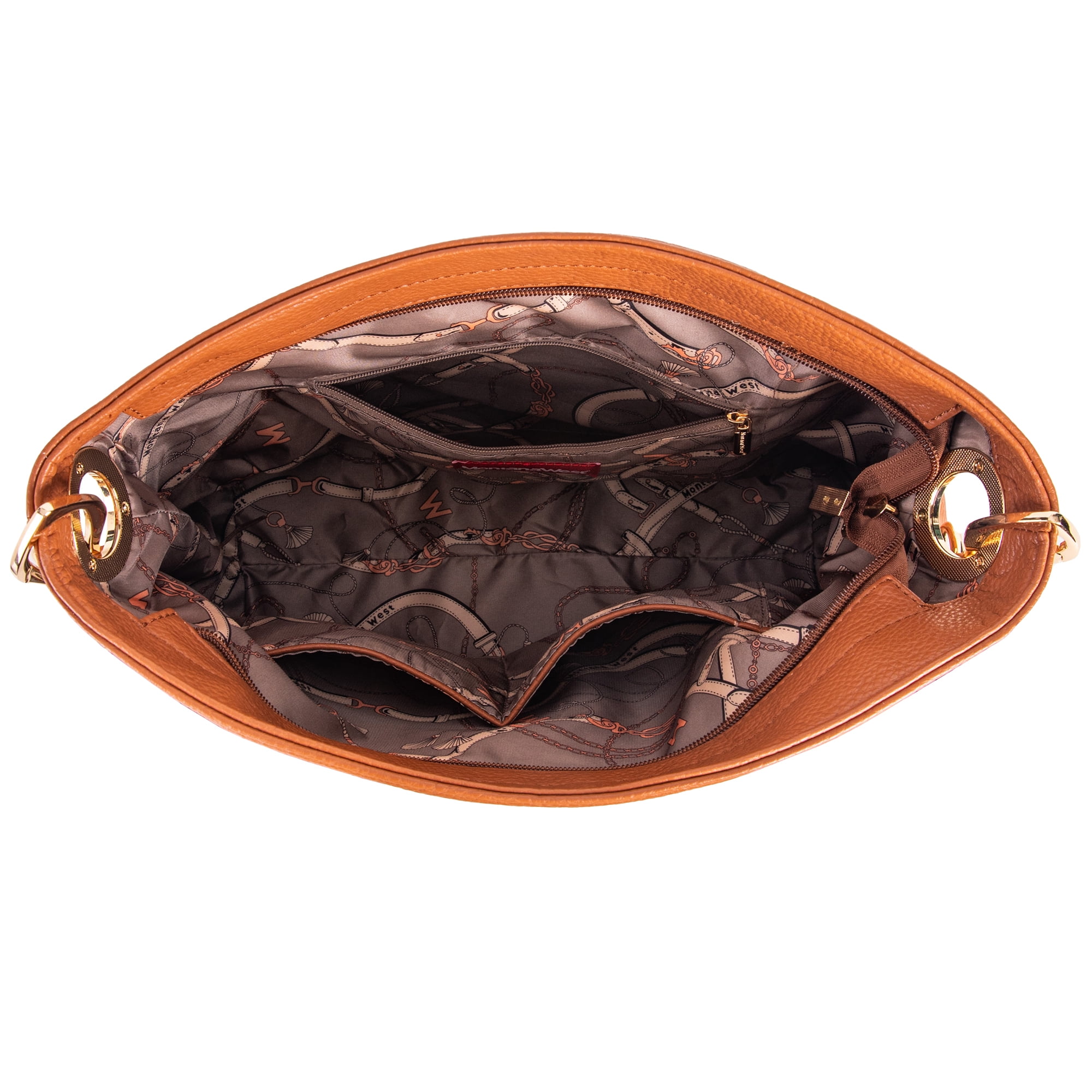 Montana West Hobo Bags for Women Top Handle Satchel Shoulder Purse Bucket Handbag, Brown
