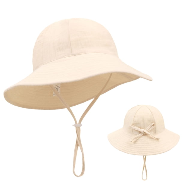 Chapeau de Soleil Réglable à Rabat de Cou Séchage Rapide Pliable Protection Uv 50+ Chapeau d'Été pour Tout-Petits Chapeau de Soleil pour Bébés Garçons Filles Mode