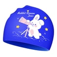 thumbnail image 1 of Bonnet de Bain en Silicone pour Enfants Design Cartoon Confortable Extensible pour Garçons Filles Piscine Plage Activités d'Été, 1 of 3