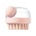 thumbnail image 1 of New Dog Scrubber For Pet Brush With Shampoo Dispenser 2 In 1 Scrubber For For Long Short Haired Dogs Cats Shower, 1 of 6