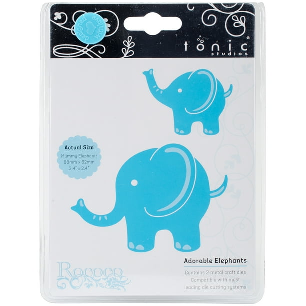 Tonic Studios Rococo Die-Adorable Elephants