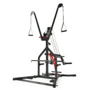Sunny Health & Fitness Multifunctional Strength Training Cable Home Gym – Complete Pully Workout System with Training Attachments - SF-HG92401