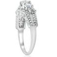 thumbnail image 3 of Pompeii 2 1/4ct Vintage Diamond Engagement Ring 14K White Gold Solitaire Round 3-Stone, 3 of 3