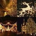 thumbnail image 2 of 100M 2000LED, 8 modos de luz, IP44 luces LED navideñas impermeables, tira de luz para jardín exterior, luz de decoración interior, iluminación para fiestas, blanco cálido, 2 of 8