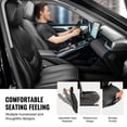 thumbnail image 5 of KFFKFF 6pcs Universal Front Seat Covers Black for Most Cars SUVs and Trucks, 5 of 9