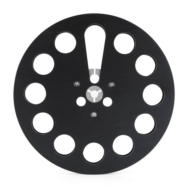 Carrete de cinta vacío Carrete de cinta vacío de 7 pulgadas, carrete de cinta en blanco para Studer ReVox/TEAC/BASF (11 agujeros, negro) WDOplteas Accesorios Electrónicos
