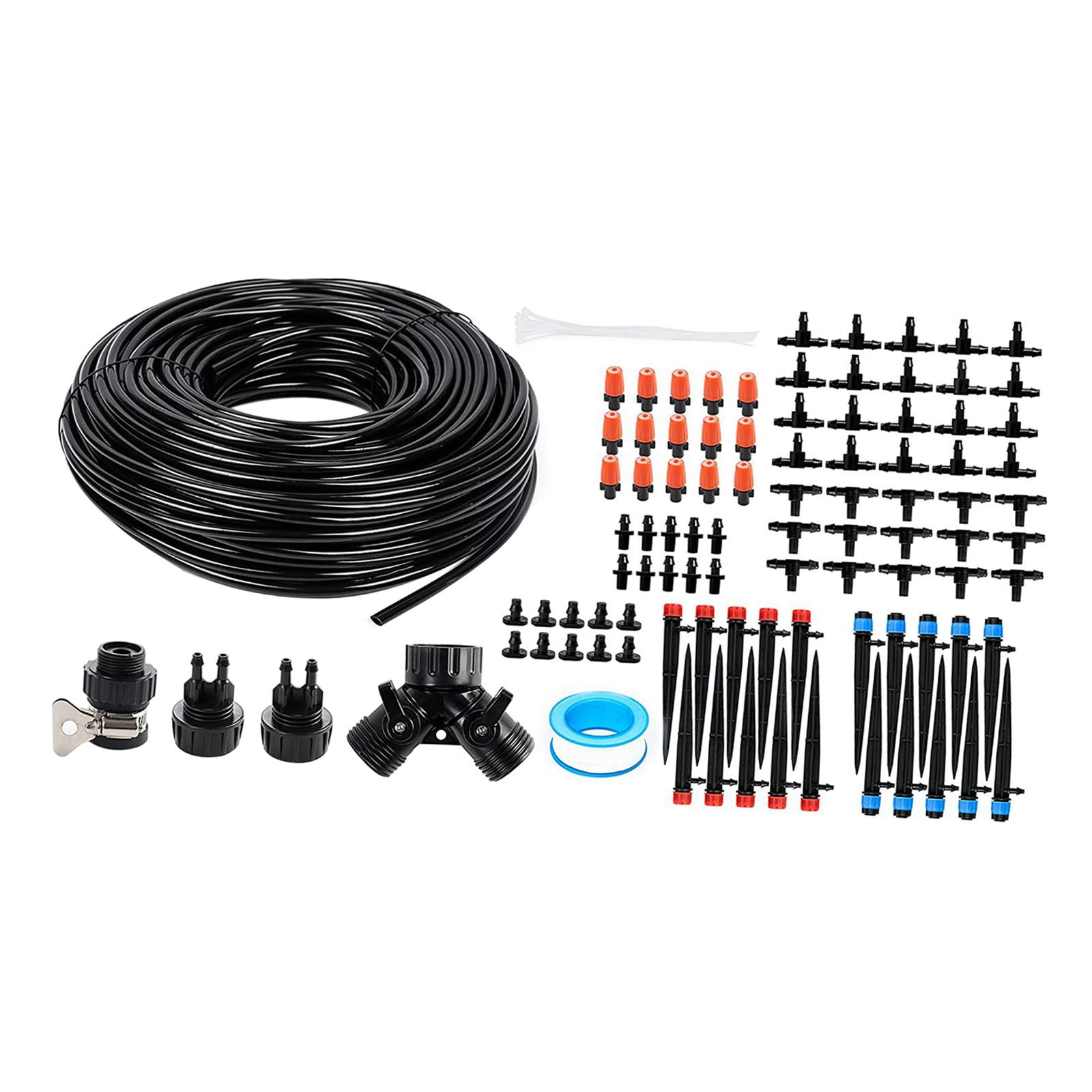Fzaqwen Drip Irrigation Kit Professional Fittings Garden Irrigation System Watering Drip