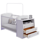 thumbnail image 2 of Cuna con Cajones Madik Color Blanco con Soporte para Tela Mosquitera 2500.0001, 2 of 6