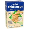 thumbnail image 2 of Triscuit Thin Crisps Sour Cream & Onion Whole Grain Wheat Crackers, 7.1 oz (Pack of 4), 2 of 5