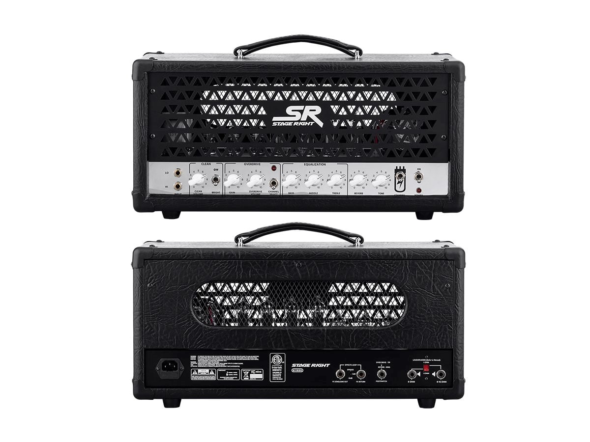 Monoprice 30-Watt 1x12 Guitar Stack Tube Amplifier With Celestion V30 and Reverb - Stage Right Series