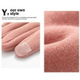 thumbnail image 5 of TERGAYEE Soft Plush Warm Gloves,Thick Windproof Suede Gloves Fleece Lined Texting Winter manipulatescreen Gloves for Women and Girls, 5 of 5