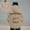 Khaki, variant on Men's Hoodies & Sweatshirts Casual Fashion Pullover Comfortable Lined Warm Streetwear with Print for Winter
