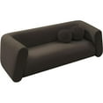 thumbnail image 6 of Meridian Furniture Abbington Contemporary Boucle Fabric Sofa in Brown, 6 of 19