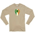 thumbnail image 2 of Big Size Irish Drop Pin Ring Spun Cotton Premium Long Sleeve Graphic Shirt - Mushroom 3XL, 2 of 4