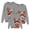 Grey_001, variant on SUXIAN Kids Christmas Sweatshirt, Long Sleeve Reindeer Print Crewneck Pullover, Holiday Top