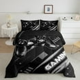 thumbnail image 2 of Manfei Boys Gamepads 3 Pieces Queen Comforter Set,Geometric Honeycomb Ultra Soft Bedding Sets,Video Game Bedding Comforter Set,Ultra Soft Gamer Home Decor,Reversible, 2 of 8
