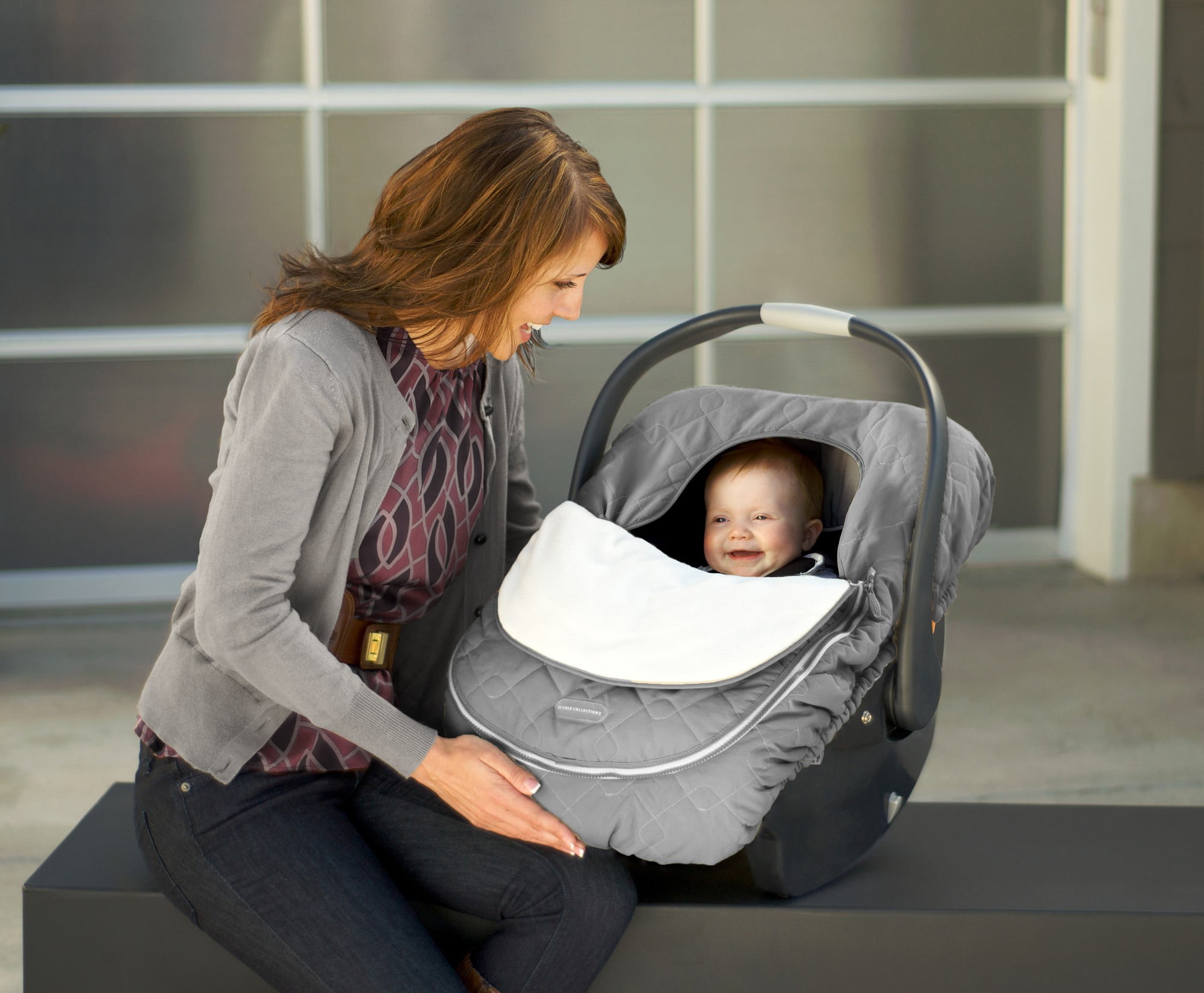 Jj Cole Car Seat Cover Graphite Com