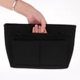 thumbnail image 4 of Bolsa de Cosméticos, Bolsa de Maquillaje, Bolsa de Maquillaje Bolsa de Cosméticos Bolsa Organizador de Cosméticos de 30 X 7 Cm para Muje Negro, 4 of 7