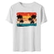 thumbnail image 4 of ICHUANYI Clearance Fashion Woman Print Round-Neck Short Sleeve T-Shirt Printing Loose Blouse Tops(White, XXL) ICHUANYI WER2023081106465, 4 of 4