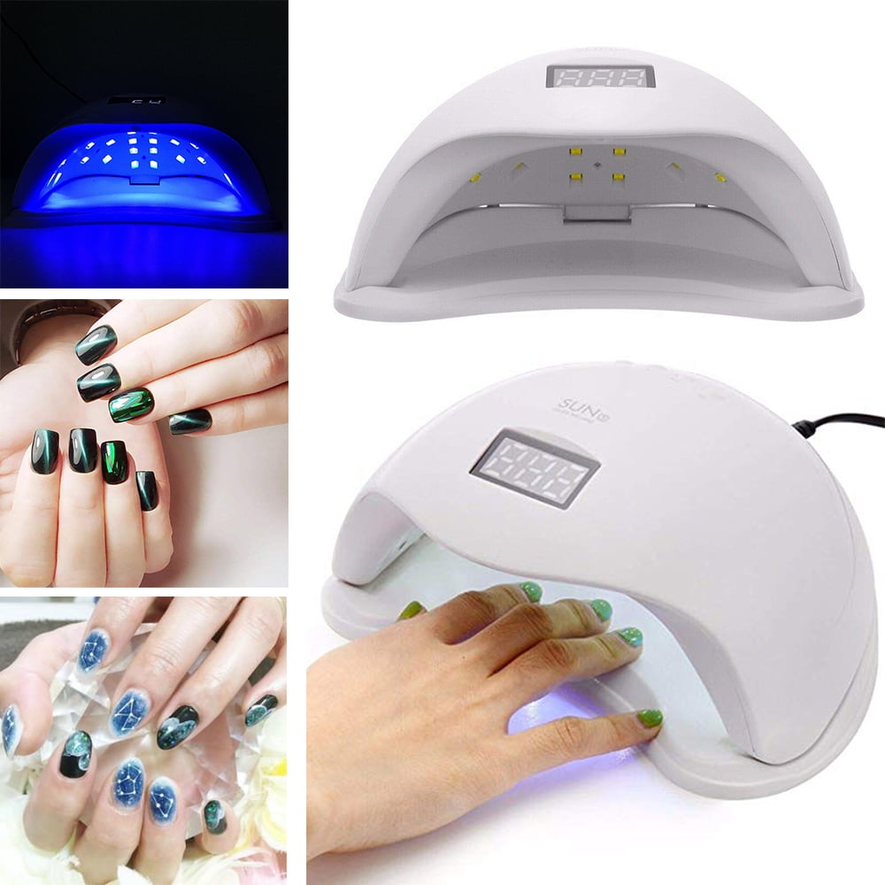 48W 24LED UV Nail Dryer Gel Polish Lamp Professional Salon Curing