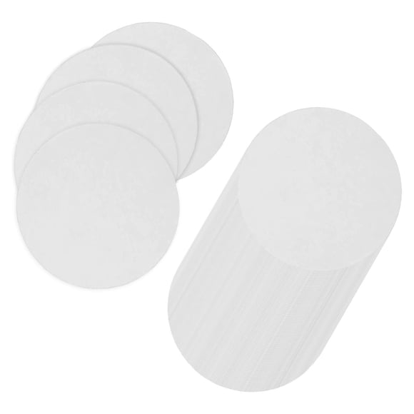 Kenally 100 Uds. Papel de fusión de vidrio para horno microondas, papel de fibra cerámica, artesanía redonda Joyas, gemas y relojes