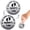 1pc-silver footprint, variant on Baby Shower Gifts Parents Decision Tokens for New Mom&Dad,Funny New Baby Gifts New Mom Gifts New Parents Gifts for Couples,Postpartum Gifts for Mom Essentials