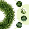 thumbnail image 2 of Unique Bargains Front Door Artificial Wreaths Year Round Wreath Hanging Garland Green, 2 of 7