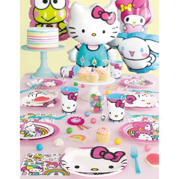 Hello Kitty Birthday Paper Cups, 9oz., 8ct, Disposable cups hold 9oz.