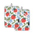 thumbnail image 7 of Yayeee Pot Holders Kitchen Heat Resistant with Pockets 7"x9.8" Cotton Oven Cooking Hot Pads, Vibrant Strawberries, 7 of 7