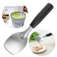 thumbnail image 2 of Vruelia Stainless Steel Ice Cream Scoop - Flat Ice Cream Spade - Ideal for Hard Frozen or Creamy Ice Cream - Dessert Spade Butter Cutter, 2 of 8