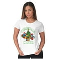 thumbnail image 4 of Smurfs Holiday Christmas Cheer Women's Plus Size Shirt Brisco Brands 2X, 4 of 5
