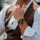 thumbnail image 3 of Reloj De Cuarzo Lige LG8970 de Hombre Pulsera De Cuero Correa Negro Bisel Negro Fondo Negro, 3 of 8