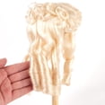 thumbnail image 2 of Monique Synthetic Mohair Bleach Blonde Breanna Doll Wig, 2 of 4