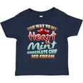 thumbnail image 3 of Inktastic Mint Chocolate Chip Ice Cream Lover Boys or Girls Toddler T-Shirt, 3 of 5