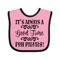 Inktastic Exercise Fitness Pilates Girls Baby Bib