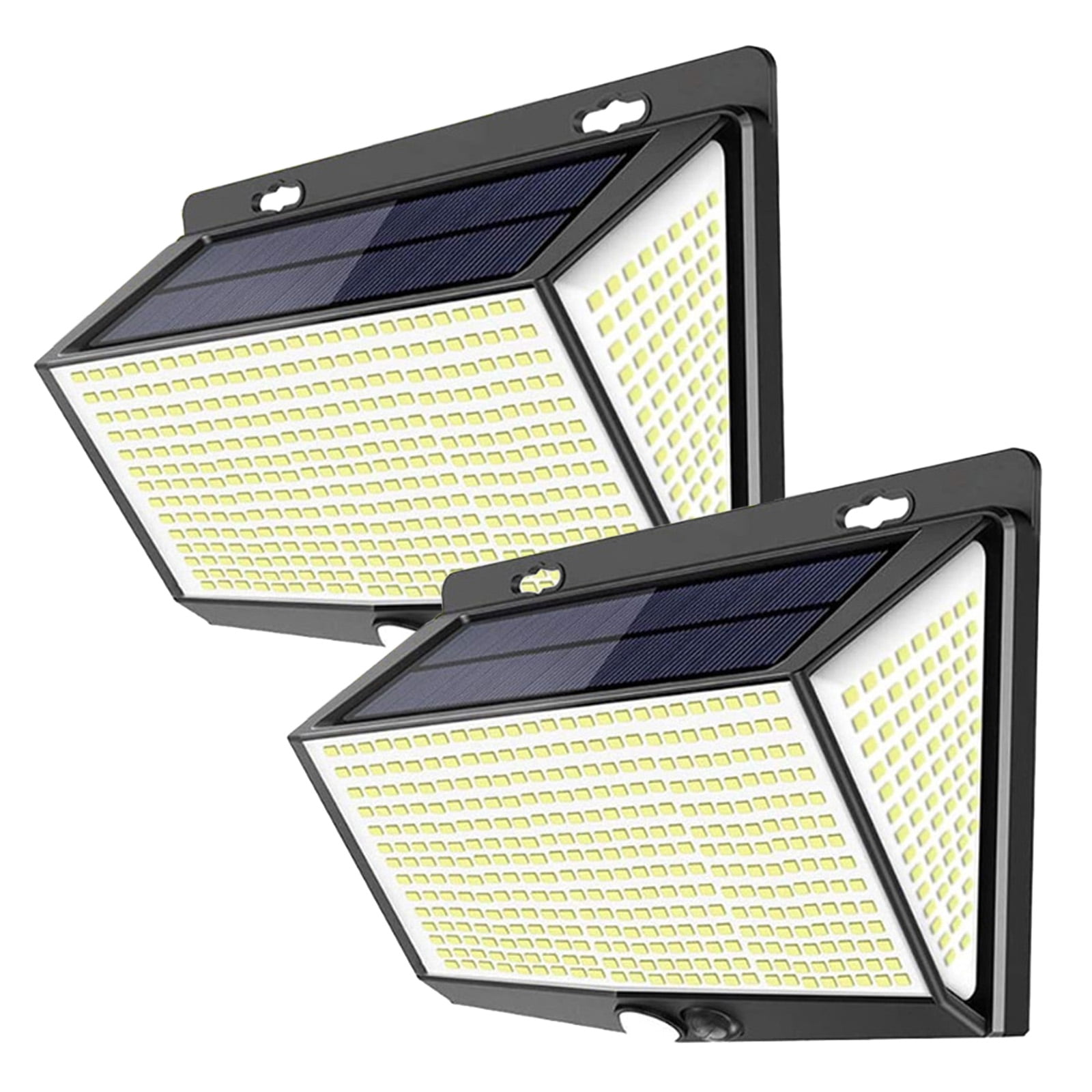Outdoor 468 LED Solar Power PIR Motion Sensor Lights Garden Wall Lamp USA 