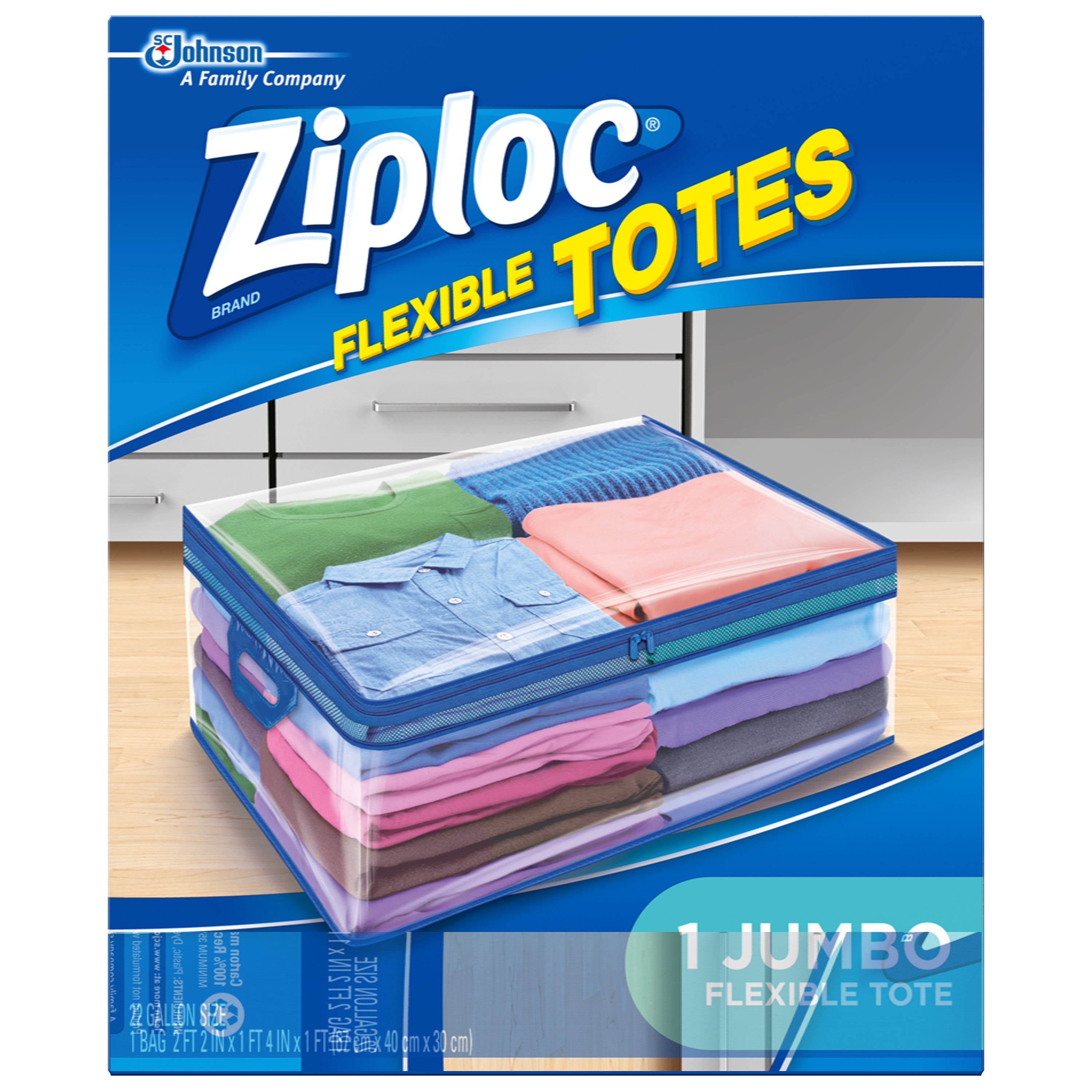 Ziploc Flexible Totes Jumbo Storage Bag