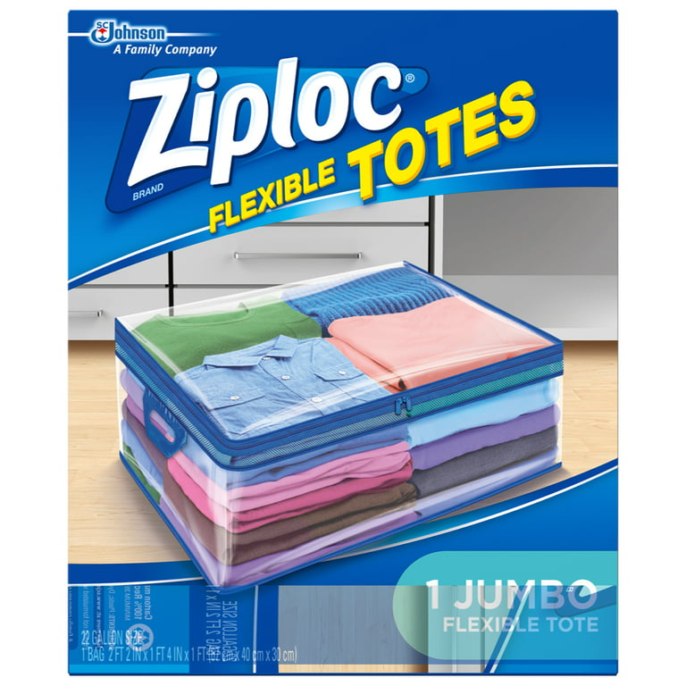 Ziploc Flexible Totes Clothes and Blanket Storage Bags, Perfect for Closet  Organ 