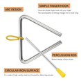 thumbnail image 4 of Music Triangle Instrument Set, Hand Percussion Triangle Children Musical Instrument with Triangle 4 Inch, 4 of 5