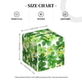 thumbnail image 4 of Balery Happy St. Patrick's Day Porta Pañuelos de Cuero con Estampado – Funda Moderna Cuadrada para Caja de Pañuelos, Dispensador 5x5x5'', 4 of 7