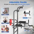 FHWMLH Tower PullUp & Dip Station 450LBS Capacity, Adjustable for