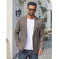 thumbnail image 4 of COOFANDY Mens Casual Sport Coat Blazer One Button Lightweight Suit Jackets, 4 of 6