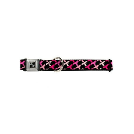 Pit Gun - Pink Semi-Automatic Hand Guns All Over Fun Animal Seatbelt Pet Collar