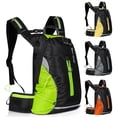 thumbnail image 2 of WEST BIKING 16L Lightweight Cycling Backpack - Waterproof, Reflective, Multi-Color Options for Outdoor, Travel & Biking - Ergonomic Design with Airflow System, Black-Green, 2 of 6