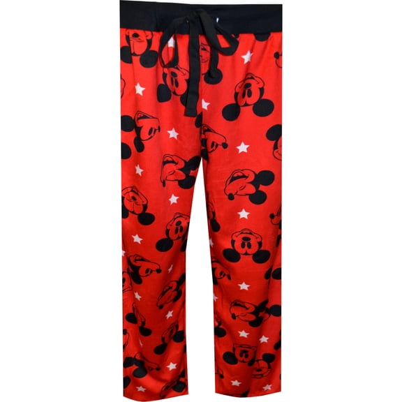 Briefly Stated Women's Disney Mickey Mouse Ladies Silky Fleece Loungepants