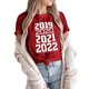thumbnail image 1 of Blusa de mujer Navidad Impreso Casual Moda Todo-fósforo Camiseta de manga corta Tops Fridja gope820, 1 of 7