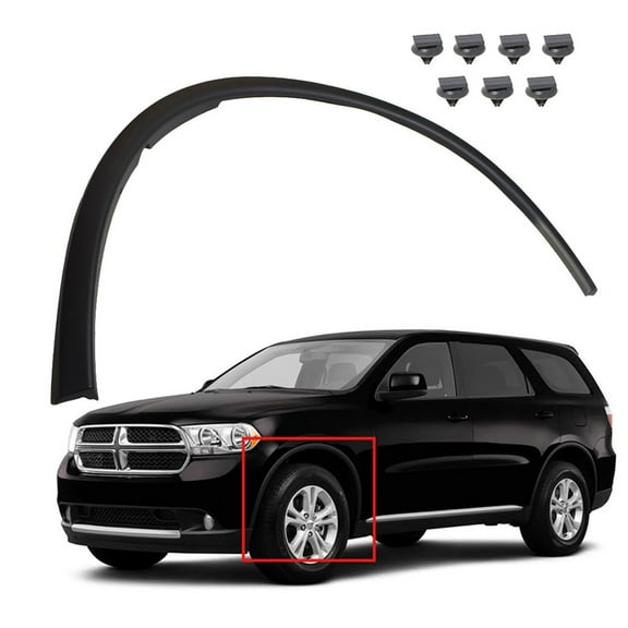 SEBLAFF Fender Trim Molding Moulding Front Driver Left Side Replacement for Dodge Durango CH1291112 57010621AD 57010620AD