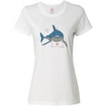thumbnail image 3 of Inktastic Shark Dinner Women's T-Shirt, 3 of 5