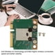 thumbnail image 4 of Módulo de tarjeta de red adaptador de tarjeta de red de doble banda de 1200 Mbps para evitar interferencias Mini PCIE estable 24 GHz 5 GHz para computadora para Windows 10 ANGGREK Otros, 4 of 8